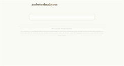 Desktop Screenshot of ambetterhealt.com