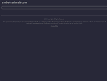 Tablet Screenshot of ambetterhealt.com